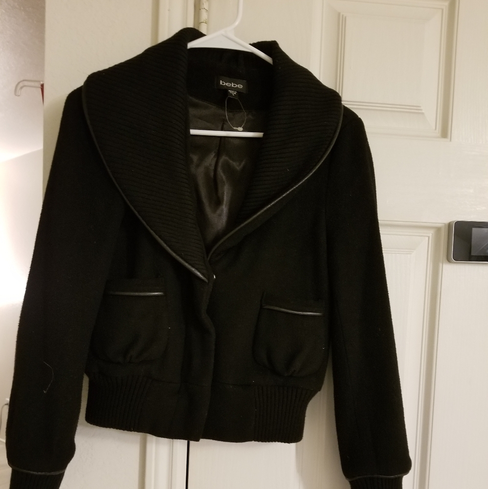 Wool bomber jacket